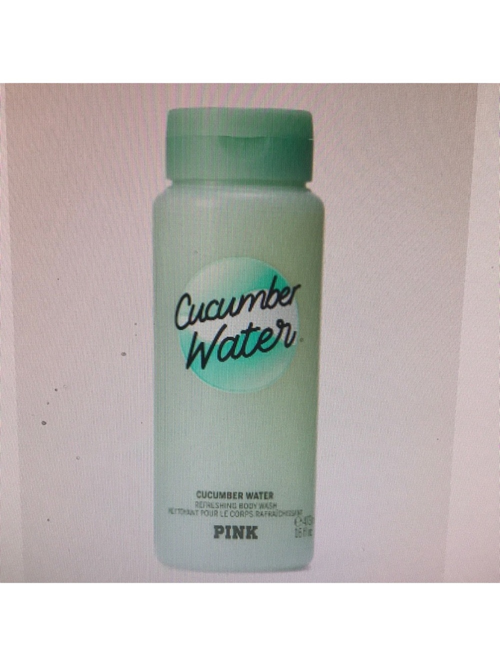 PINK Victoria's Secret Cucumber Water Body Wash — Mint Green